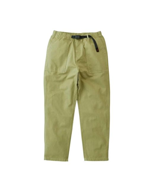 Gramicci Green Cropped Trousers for men