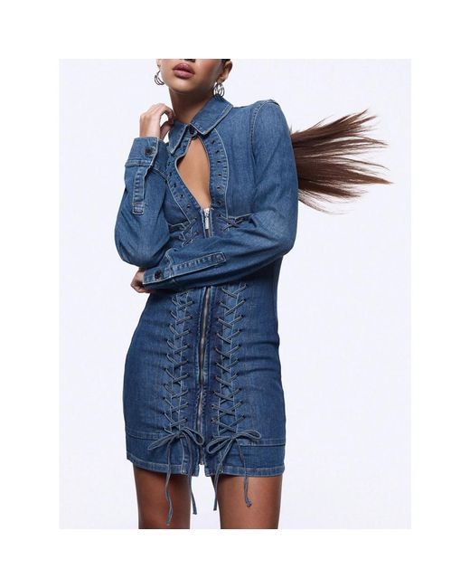 Liu Jo Blue Shirt Dresses