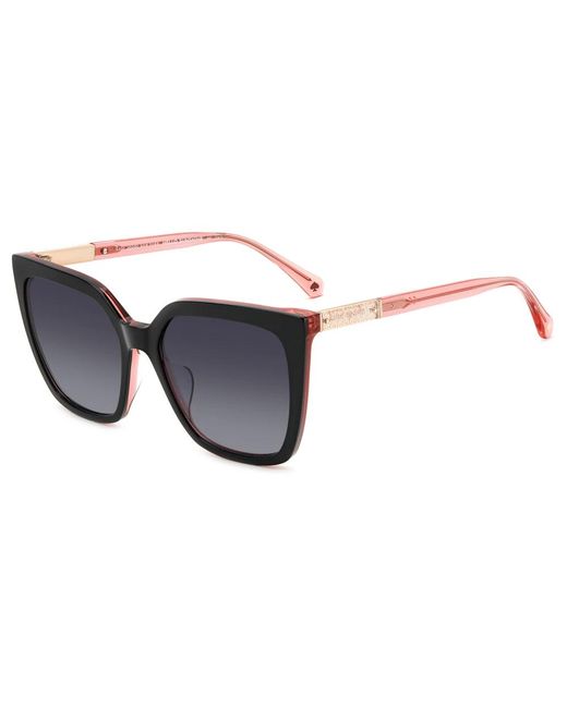 Marlowe/g/s sunglasses in havana multicolor Kate Spade de color Brown