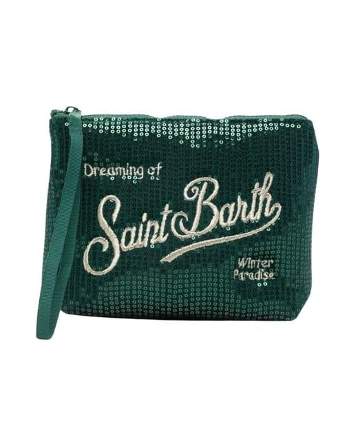 Mc2 Saint Barth Aline Velvet Paillettes in het Green