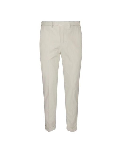 PT Torino Gray Suit Trousers for men