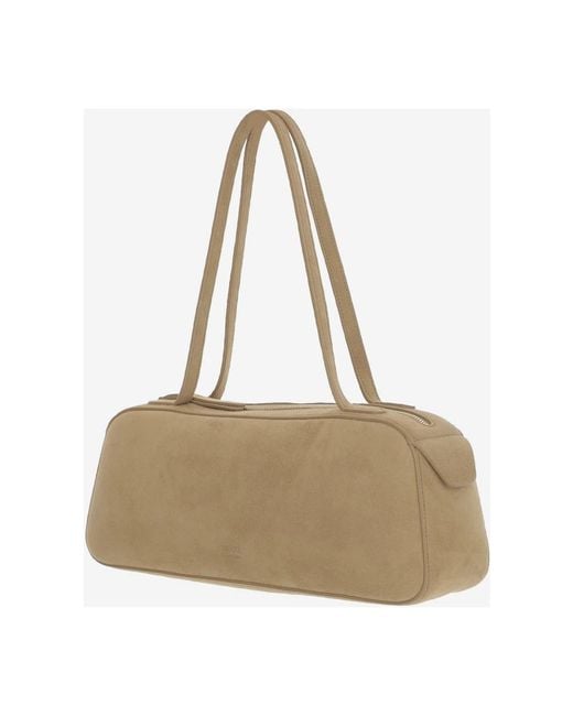 Khaite Natural Shoulder Bags