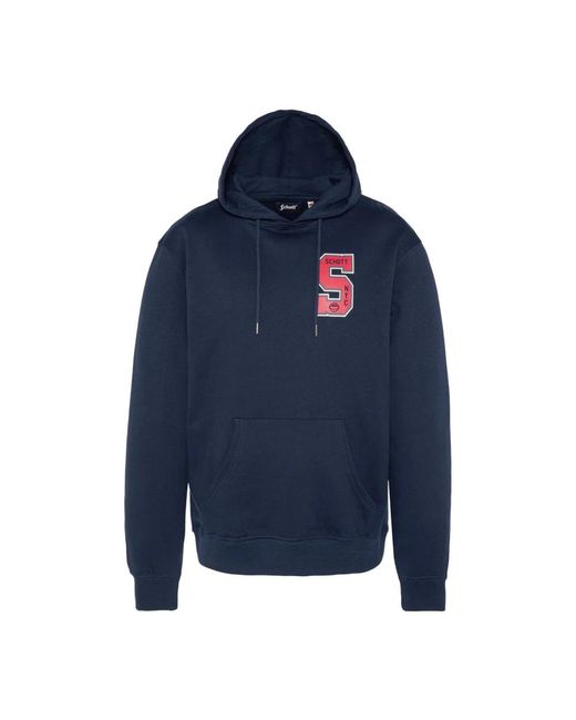 Hoodies di Schott Nyc in Blue da Uomo