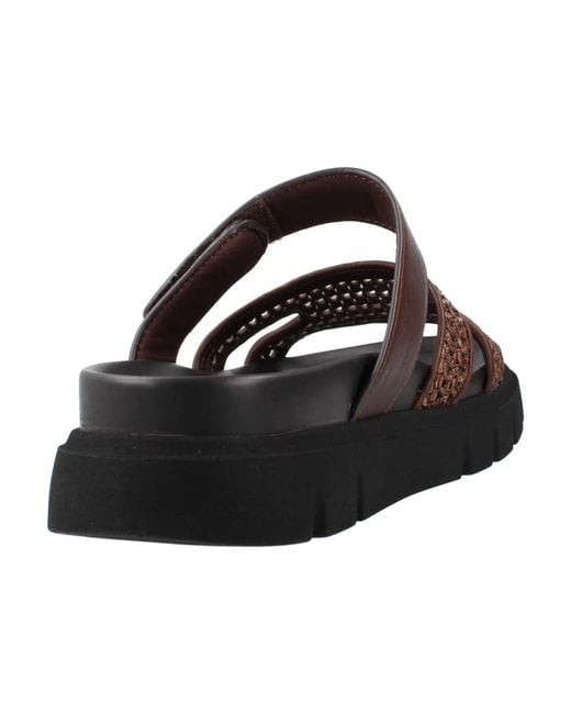 Tamaris Brown Sliders