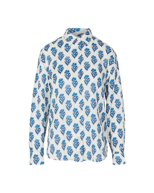 Camicia meredith di Mc2 Saint Barth in Blue