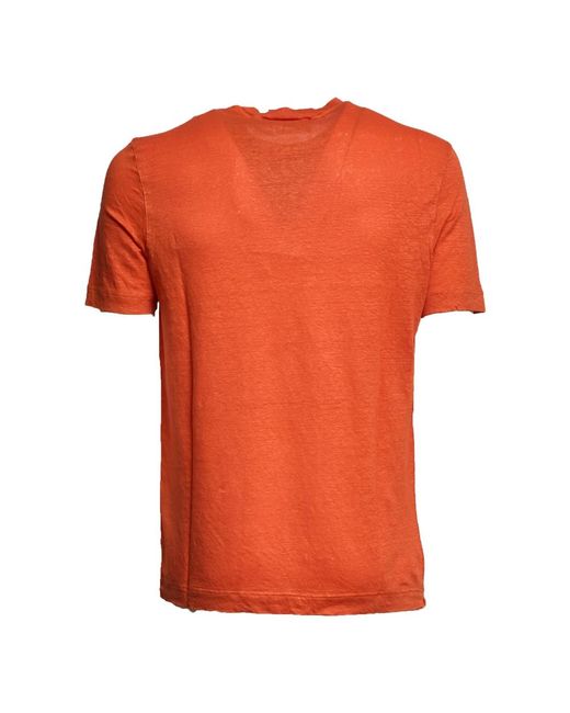 FILIPPO DE LAURENTIIS Orange T-Shirts for men