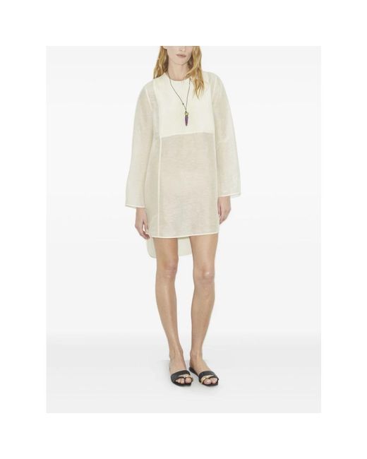 Tory Burch White Short Dresses