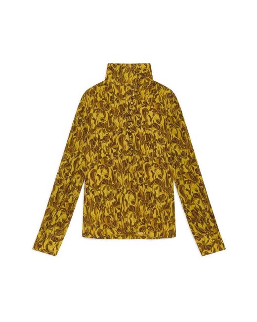 Maliparmi Yellow Blouses
