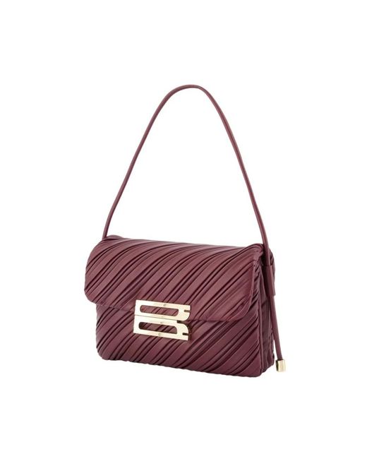 Victoria Beckham Purple Shoulder Bags