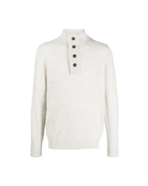 Barbour White Turtlenecks for men