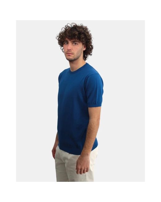 Kangra Blauer rundhals-t-shirt in Blue für Herren