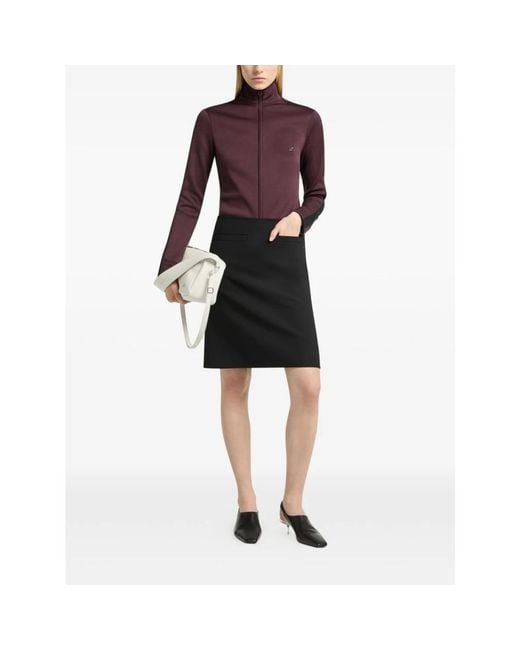 Courreges Purple Zip-Throughs