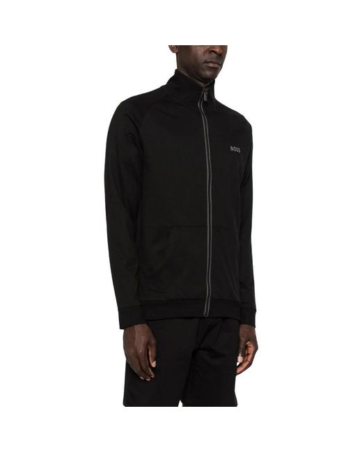HUGO Black Zip-Throughs for men