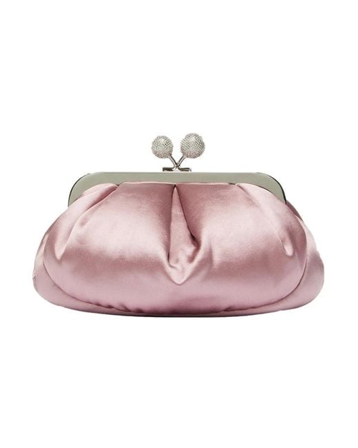 Weekend by Maxmara Clutches in het Pink
