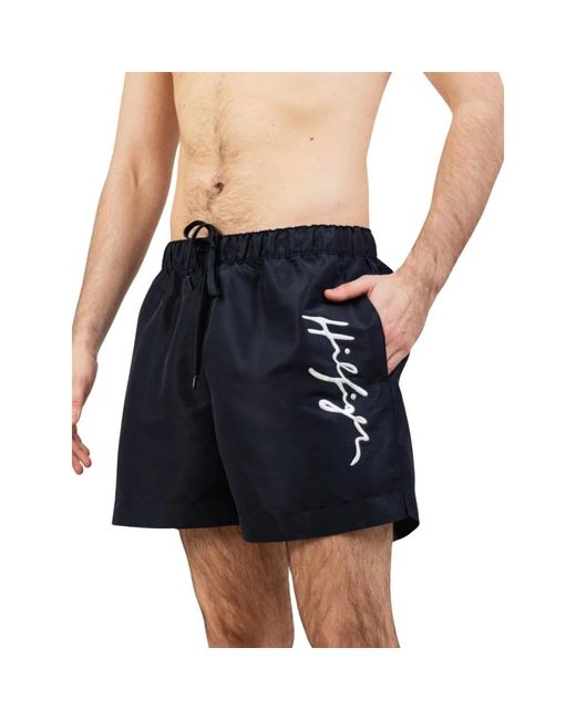 Tommy Hilfiger Zwemshorts Regular Fit in het Black voor heren