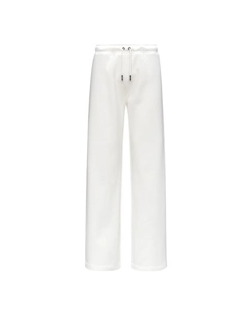 K-Way White Wide Trousers
