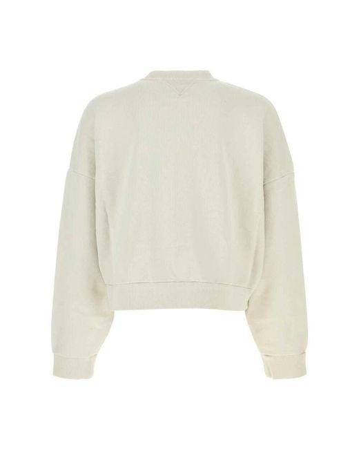 Entire studios Oversize Chalk Sweatshirt in White für Herren