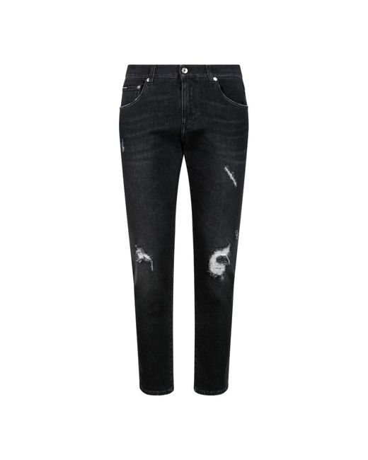 Dolce & Gabbana Slim-fit jeans in Black für Herren