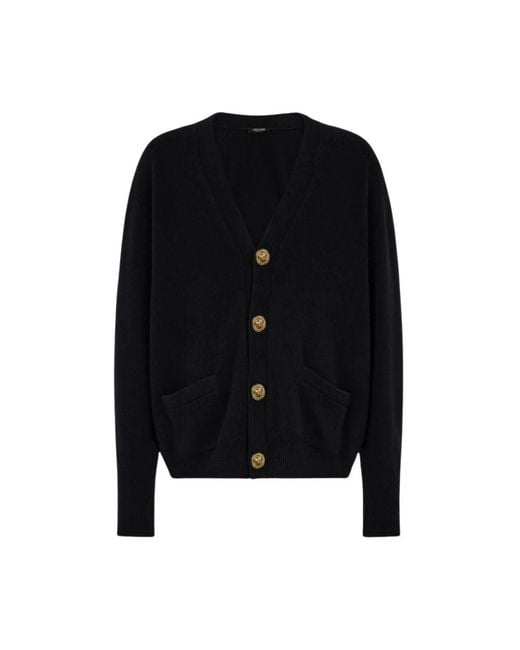 Roberto Cavalli Black Cardigans