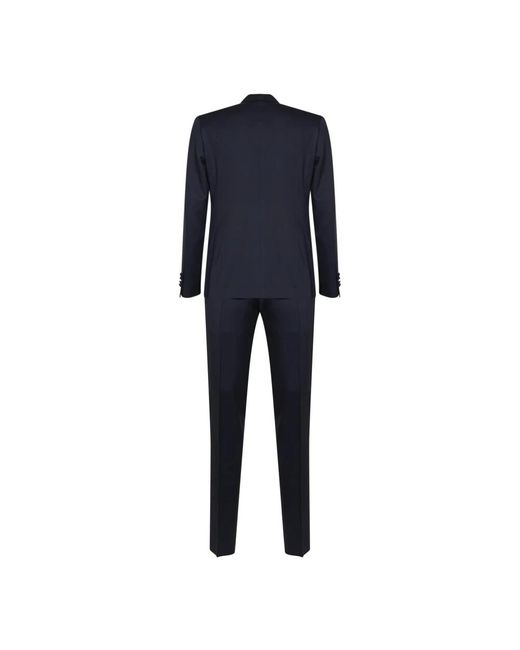 Lardini Blue Single Breasted Suits for men