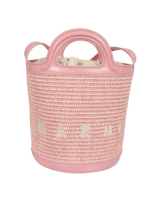 Marni Pink Bucket Bags
