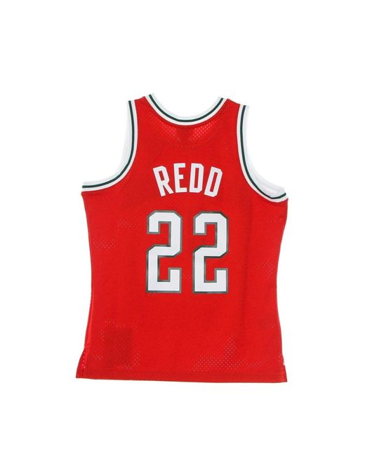 Mitchell & Ness Fitness ,Rood ,Polyester Nba Swingman Jersey Michael Redd 22 voor heren