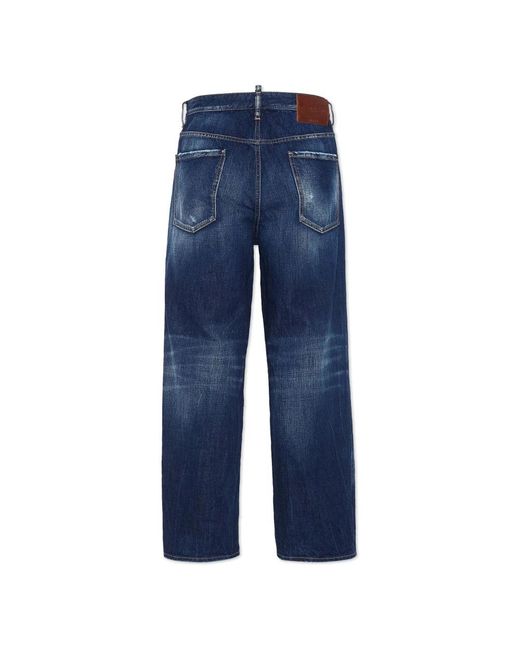 Straight Jeans DSquared² de hombre de color Blue