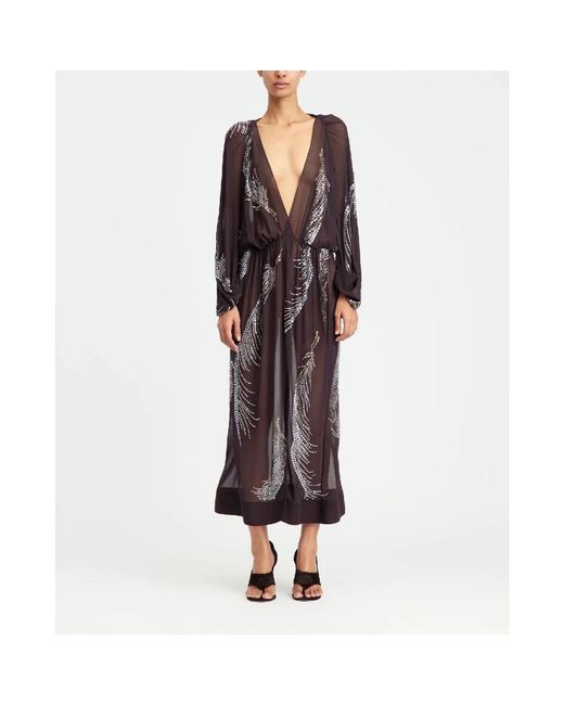 16Arlington Brown Maxi Dresses