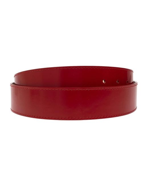 Marni Red Ledergürtel
