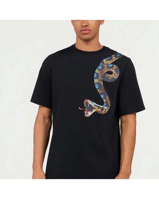 Roberto Cavalli Black T-Shirts for men