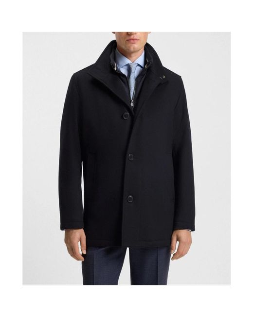 Single-Breasted Coats HUGO de hombre de color Blue