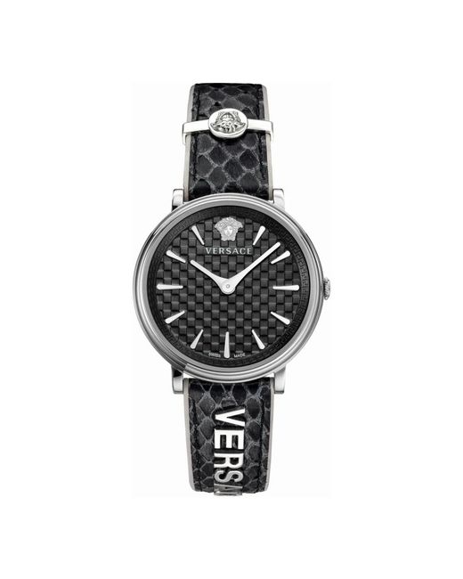 Versace V Circle Ve8100919 Horloge in het Metallic