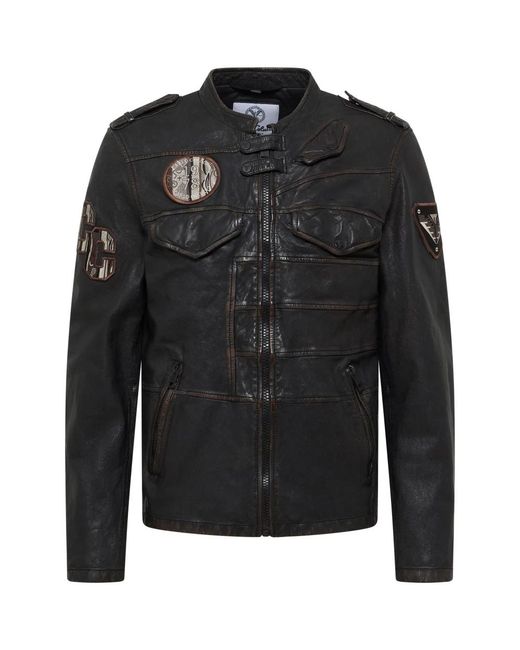 carlo colucci Black Leather Jackets for men