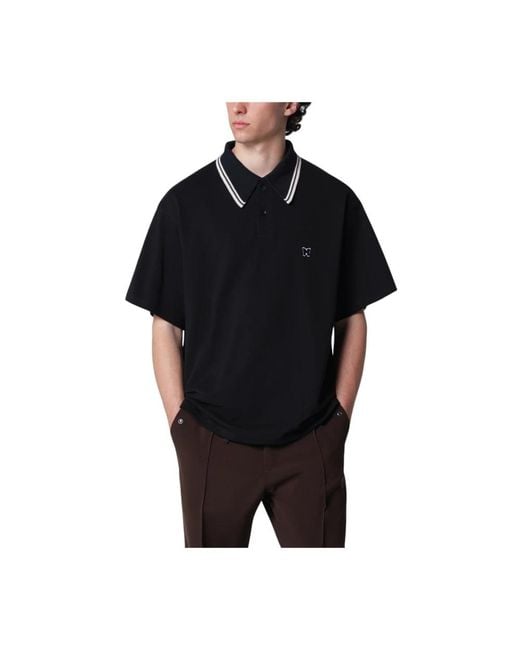 Needles Black Polo Shirts for men