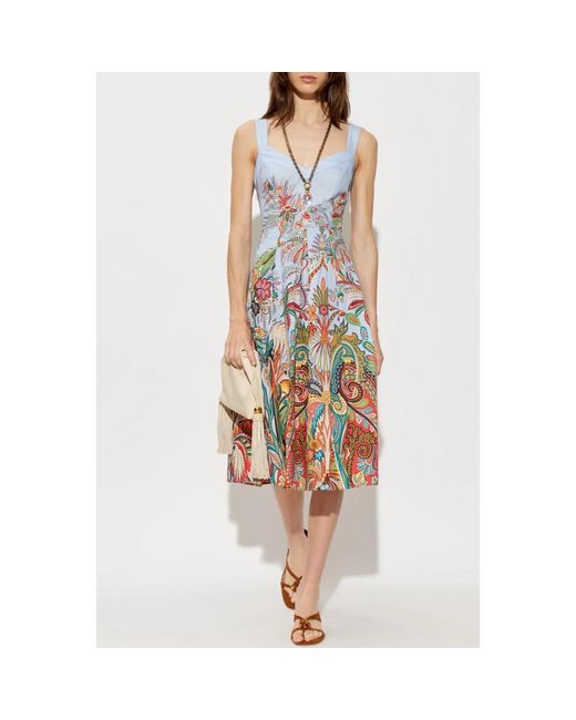 Midi Dresses Etro de color Blue