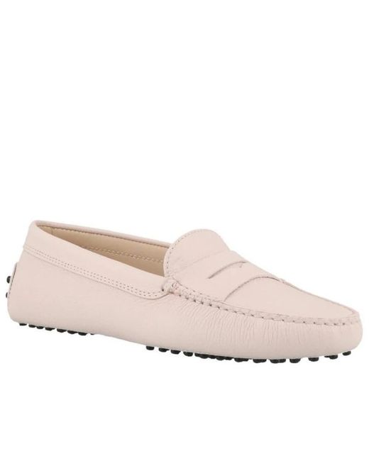 Tod's Pink Loafers
