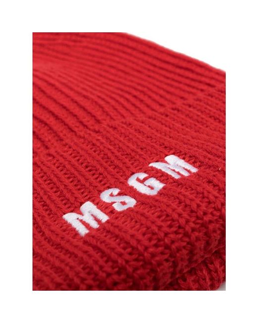 Beanies MSGM de color Red