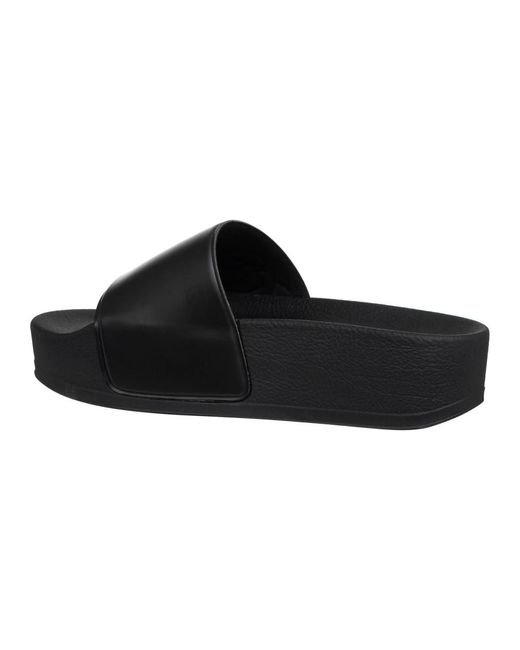 Karl Lagerfeld Black Maxi slides einfarbig ohne verschluss sandalen