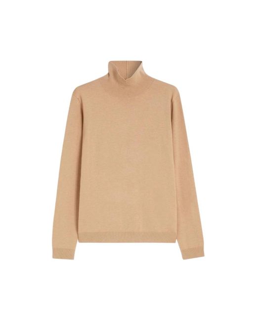 Max Mara Turtlenecks in het Natural