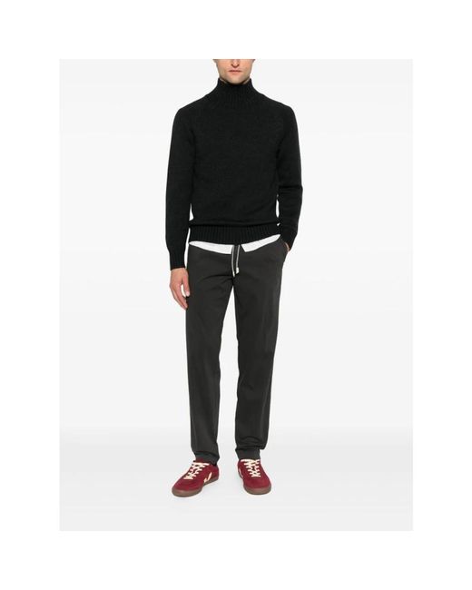 Turtlenecks Eleventy de hombre de color Black