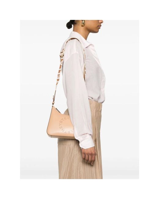 Shoulder Bags Stella McCartney de color Natural