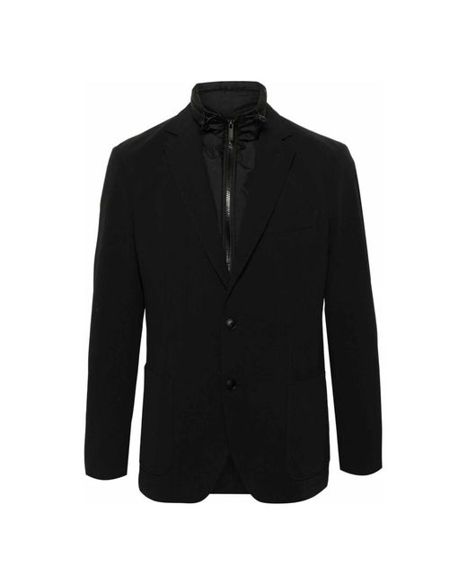 Boss Schwarzer blazer mit knopfverschluss in Black für Herren