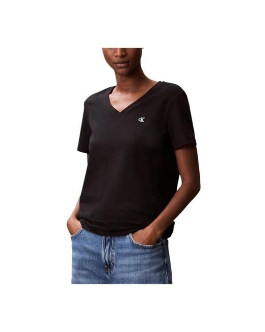 T-Shirts di Calvin Klein in Black
