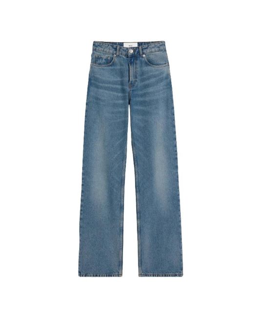 AMI Straight Jeans in het Blue voor heren