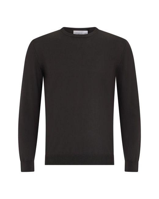 Roberto Collina Black Round-Neck Knitwear for men