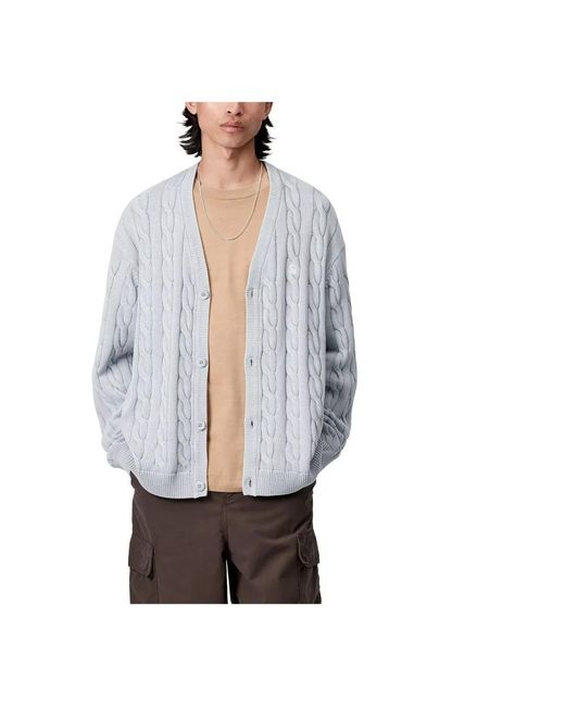 Cardigans Carhartt de hombre de color Blue