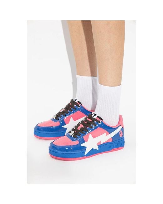 A Bathing Ape Blue Sneakers