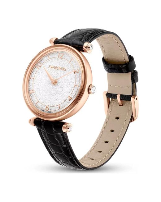 Swarovski Black Crystalline Wonder Watch