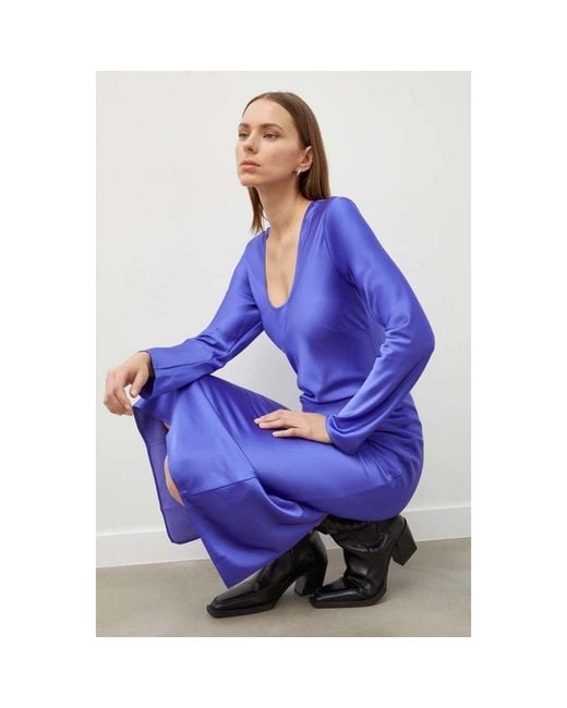 Maxi Dresses Samsøe & Samsøe en coloris Blue
