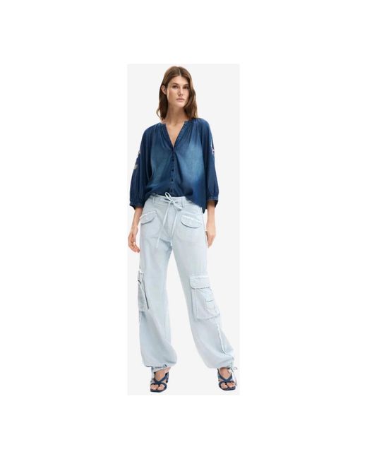 Desigual Blue Blouses